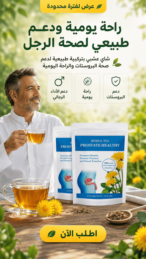 شاي البروستاتا للرجال — الدفع عند الاستلام