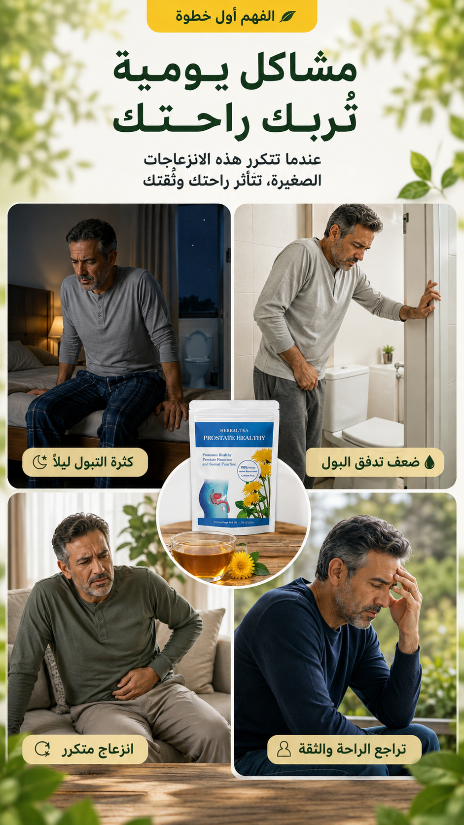 شاي البروستاتا للرجال ٢