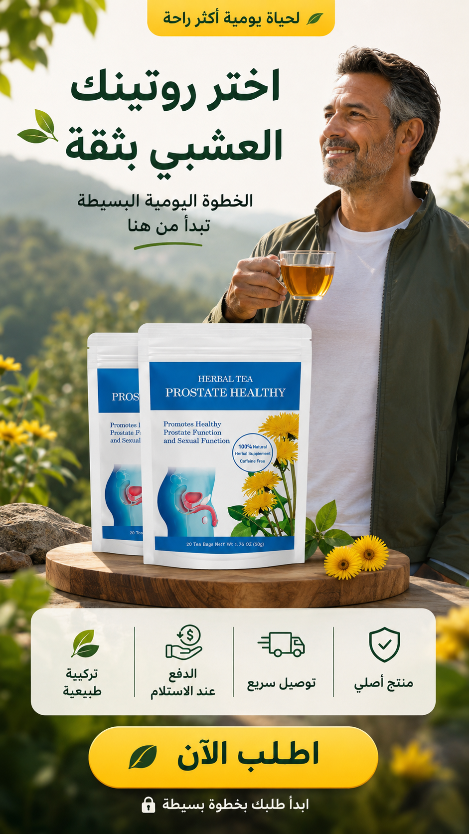 شاي البروستاتا للرجال ٧